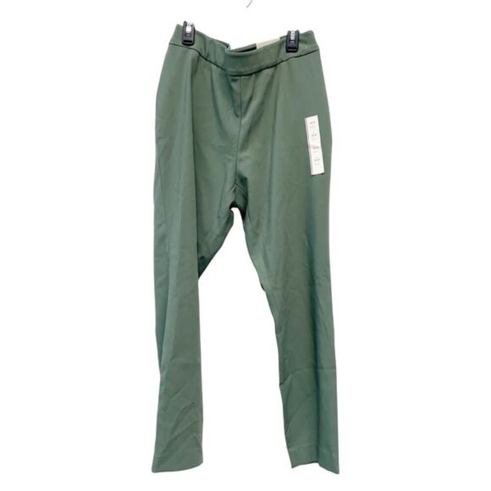 A New Day Women's High‎ Rise Skinny Ankle Pull On Pants Olive Green Size 10 - Picture 2 of 7